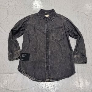 Zara Boys Black Denim Shirt...Size 7